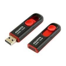 Memorie USB ADATA, 32GB, capac retractabil, Black/Red (4718050609659)