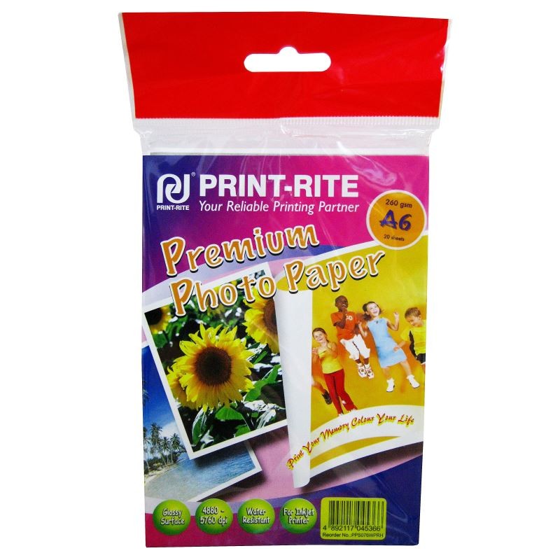 Hartie foto Glossy A6, 260 g/mp