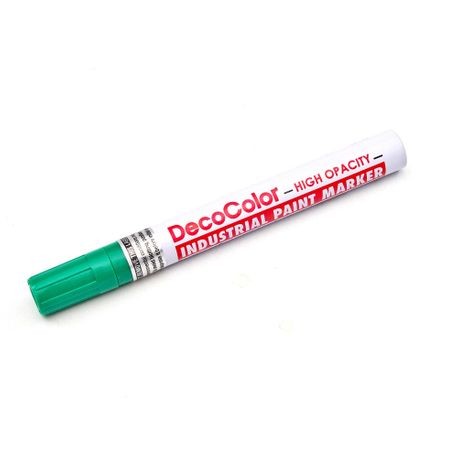 Marker cu vopsea Uchida Mediu 728, varf rotund, 2 mm, verde