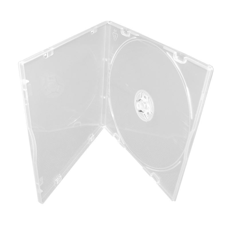 Carcasa 1 CD/DVD slim transparenta