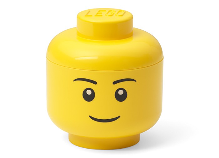 Mini cutie depozitare cap minifigurina LEGO baiat (40331724)