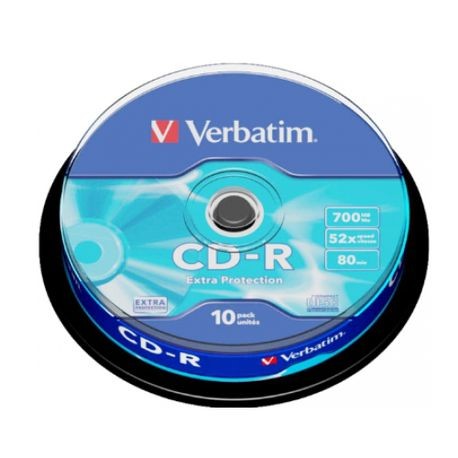 CD-R 700 MB Verbatim, 10 bucati/set