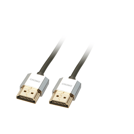 Cablu Lindy 1m High Speed HDMI CROMO