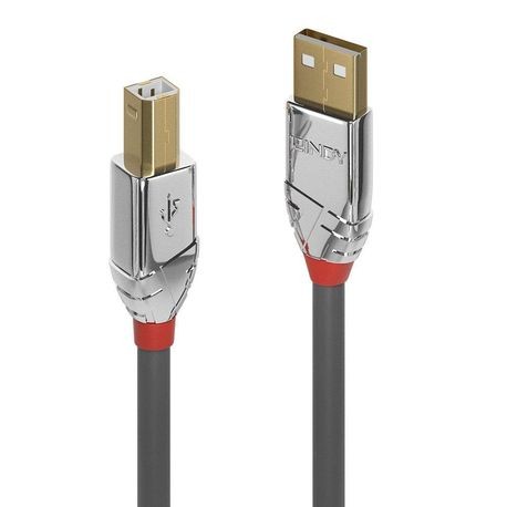 Cablu Lindy 3m USB 2.0 Type A to B Cromo