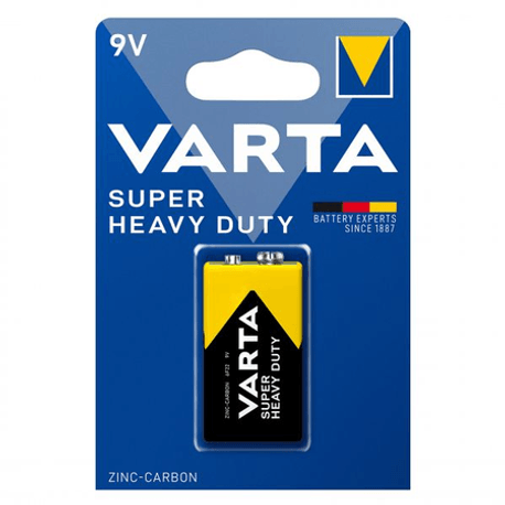 Baterie Varta Super heavyduty 9V B1 V2022B