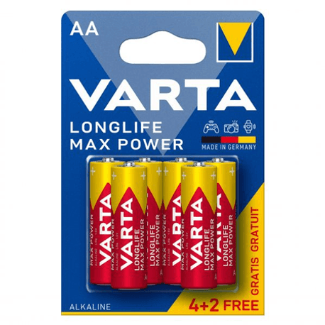 Baterie Varta alcalina Longlife maxpower AA R6 B6