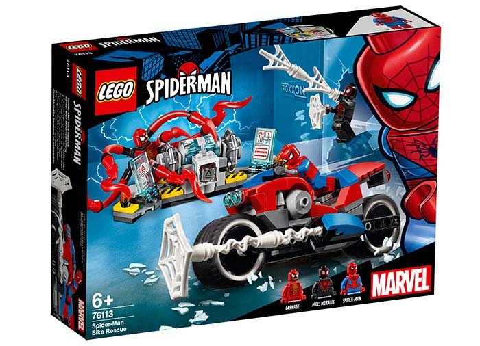 Salvarea cu motocicleta a lui Spider-Man (76113)