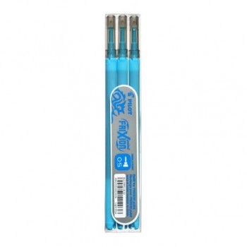 Rezerva roller Pilot Frixion Point, 0.5 mm, 3 bucati/set, bleu