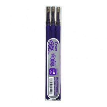 Rezerva roller Pilot Frixion Point, 0.5 mm, 3 bucati/set, violet