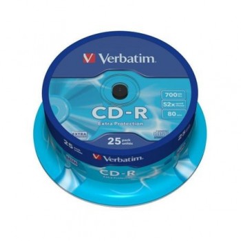 CD-R Verbatim extra protection, 25 bucati/set