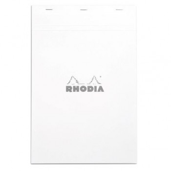 Bloc notes 21 x 31.8 cm 80 file capsat matematica Rhodia alb