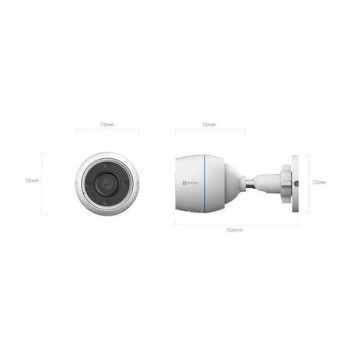 CAMERA WIFI 3MP 2.8MM IR 30M IP67