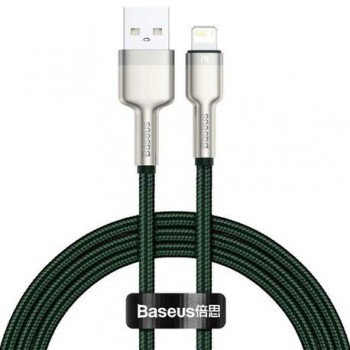 Cablu Baseus Cafule Lightning, 2m, verde