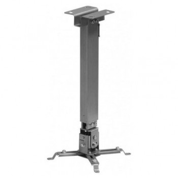 Suport de tavan telescopic Sopar Tapa Silver 23056, inaltime reglabila intre 43-65 cm, suporta pana la 12 kg, grad de inclinare de +/- 20° | +/- 10°,