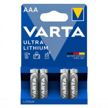 Baterie Varta Litiu ultralithium AAA R3 1.5v B4